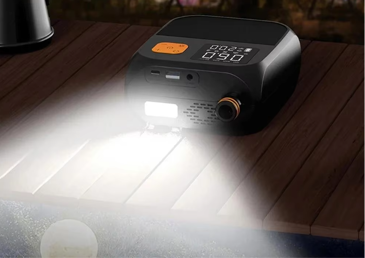 Elektrische SUP Pomp 25 PSI – Oplaadbare Luchtpomp met Display en LED, 8000 mAh Accu