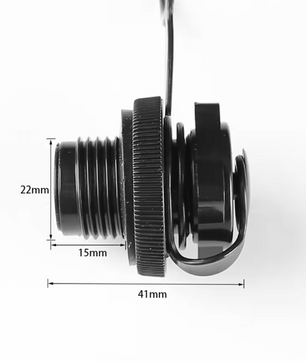 Ventiel Set voor Opblaasbare Boot – 2 Stuks Boston Valve Luchtventiel voor Kajak en Luchtbed