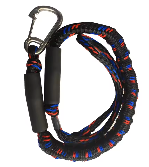 Elastische Docklijn Set – Bungee Touw voor Kajak en Boot met Clips en Drijvers