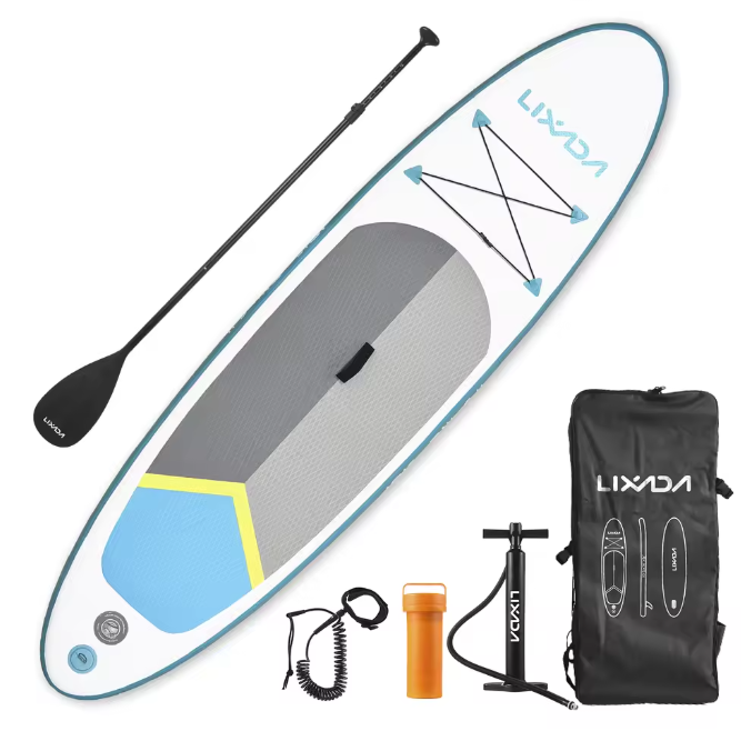 Opblaasbaar SUP Board 320 cm – Complete Paddle Set met Pomp en Tas