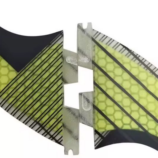 Surfboard Fins Set 3 Stuks – Honeycomb Fiberglass Tri-Fin