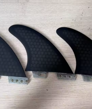 Surfboard Fins Set 3 Stuks – Honeycomb Fiberglass Tri-Fin