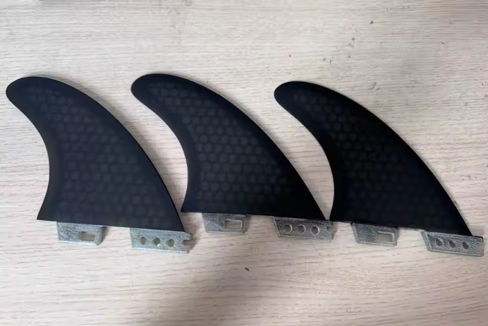 Surfboard Fins Set 3 Stuks – Honeycomb Fiberglass Tri-Fin