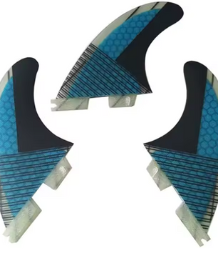Surfboard Fins Set 3 Stuks – Honeycomb Fiberglass Tri-Fin