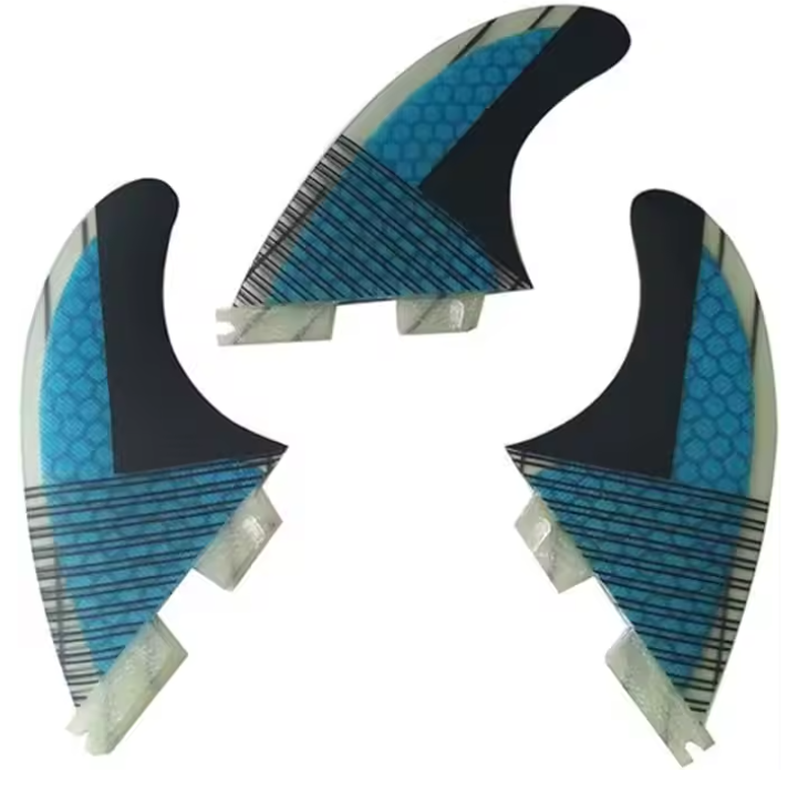 Surfboard Fins Set 3 Stuks – Honeycomb Fiberglass Tri-Fin