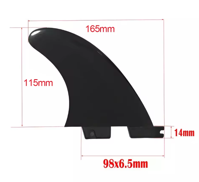 Surfboard Fins Set 3 Stuks – Honeycomb Fiberglass Tri-Fin