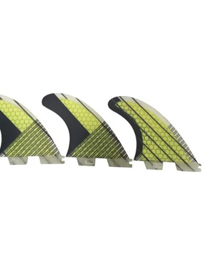Surfboard Fins Set 3 Stuks – Honeycomb Fiberglass Tri-Fin