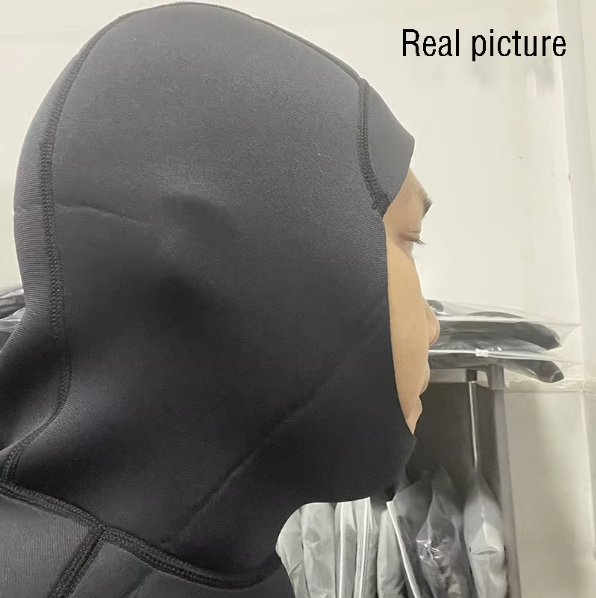 Neopreen Zwemkap 3mm/5mm – Duikkap met Schouder voor Warmte en Bescherming