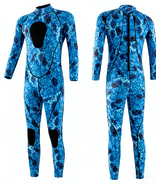 3 mm Neopreen Wetsuit – Full Body Duikpak Camouflage Warm en Flexibel