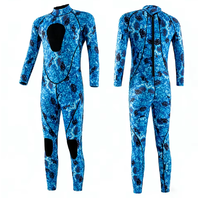 3 mm Neopreen Wetsuit – Full Body Duikpak Camouflage Warm en Flexibel