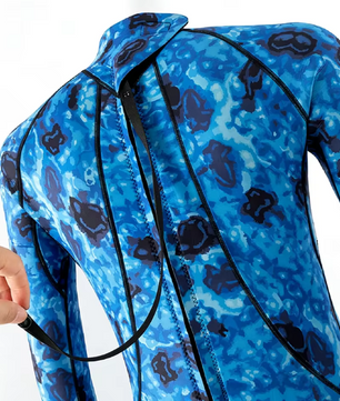 3 mm Neopreen Wetsuit – Full Body Duikpak Camouflage Warm en Flexibel