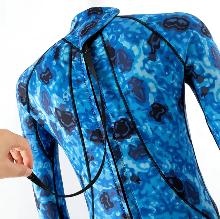 3 mm Neopreen Wetsuit – Full Body Duikpak Camouflage Warm en Flexibel