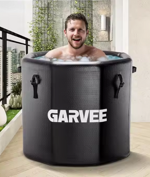 Opblaasbaar IJsbad 186 Gallon – Koud Water Bad met Pomp en Deksel