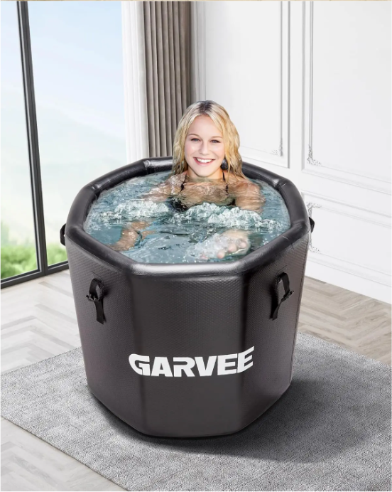 Opblaasbaar IJsbad 186 Gallon – Koud Water Bad met Pomp en Deksel