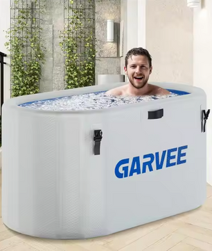 Opblaasbaar IJsbad 900L – XL Cold Plunge met Pomp en Deksel