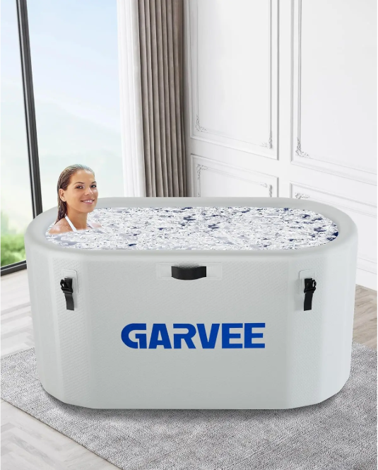 Opblaasbaar IJsbad 900L – XL Cold Plunge met Pomp en Deksel