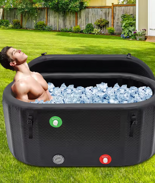 Opblaasbaar IJsbad 370L – Cold Plunge Bad voor Spierherstel