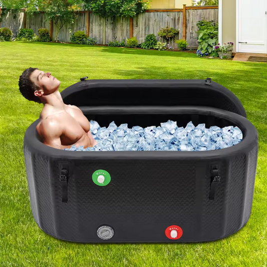 Opblaasbaar IJsbad 370L – Cold Plunge Bad voor Spierherstel