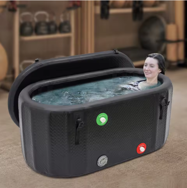 Opblaasbaar IJsbad 370L – Cold Plunge Bad voor Spierherstel