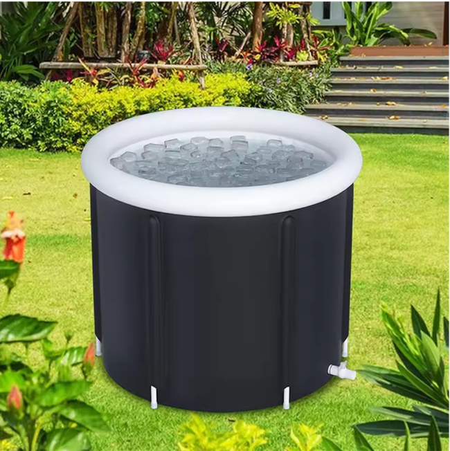 Opvouwbaar IJsbad – Opblaasbaar Cold Plunge Bad met Zitfunctie