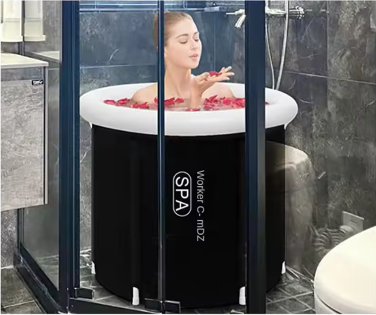 Opvouwbaar IJsbad – Opblaasbaar Cold Plunge Bad met Zitfunctie