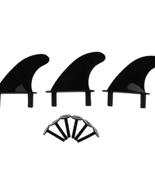 Surfboard Fin 11,7 cm – Soft Top Surfvin met Schroeven voor Stabiliteit en Controle