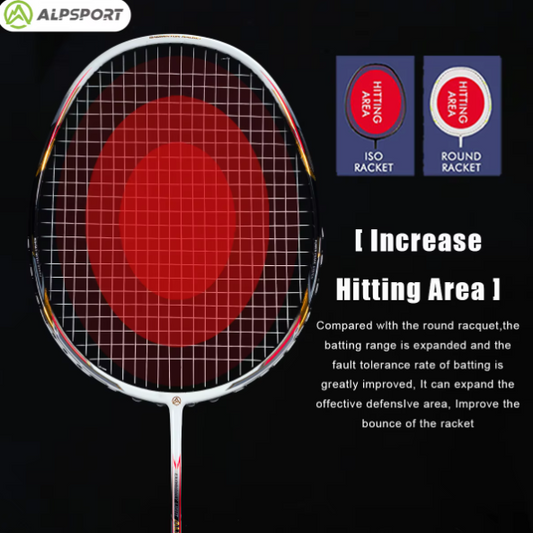 Ultralicht Badminton Racket 52g – Carbon Fiber + Titanium, 28LBS