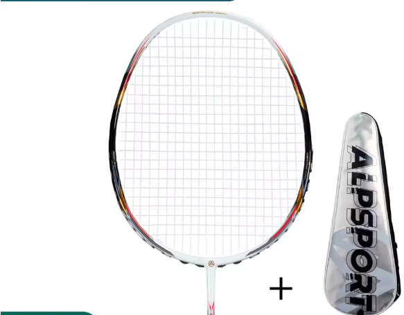 Ultralicht Badminton Racket 52g – Carbon Fiber + Titanium, 28LBS