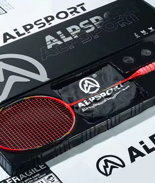 Ultralicht Badminton Racket 52g – Carbon Fiber + Titanium, 28LBS