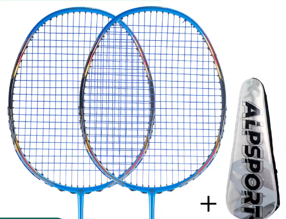 Ultralicht Badminton Racket 52g – Carbon Fiber + Titanium, 28LBS