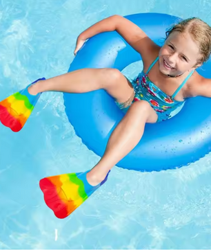 Kinder Zwemvliezen Kort – Silicone Flippers voor Zwemmen en Duiken Beginners