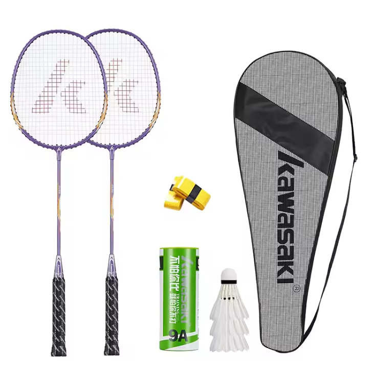 Badminton Set met 2 Rackets, 3 Shuttlecocks en Draagtas – Compleet en Gebruiksklaar