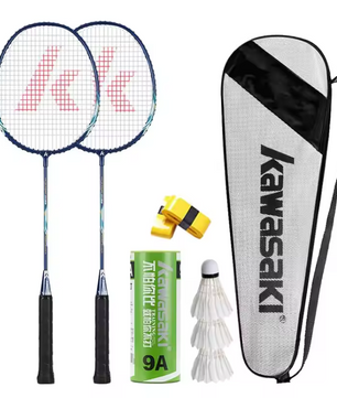 Badminton Set met 2 Rackets, 3 Shuttlecocks en Draagtas – Compleet en Lichtgewicht voor Training en Recreatie