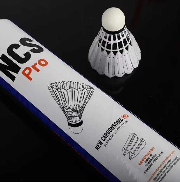 Badminton Shuttlecocks Set – Duurzame Kunststof Shuttles met Stabiele Vlucht voor Training en Wedstrijd