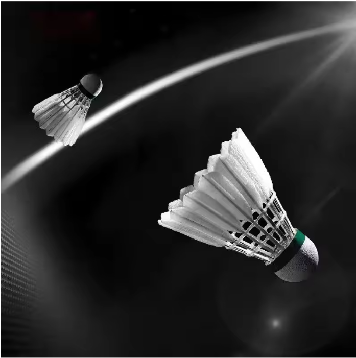 Badminton Shuttlecocks Set – Duurzame Kunststof Shuttles met Stabiele Vlucht voor Training en Wedstrijd