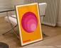 Modernistische Bauhaus Geometrische Canvas Poster – Retro Mid-Century Wanddecoratie voor Woonkamer