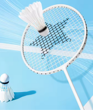 Professionele Badminton Rackets Set met 2 Shuttlecocks en Rugtas – Lichtgewicht Aluminium-Carbon voor Outdoor Gebruik