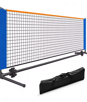 Draagbaar Sport Net 3 Meter met Standaard – Mini Tennis en Badminton Net voor Binnen en Buiten