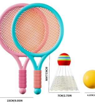 Badminton Rackets Set – Duurzame en Lichtgewicht Rackets met Comfortabele Grip voor Training en Wedstrijd