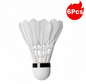 Badminton Shuttlecocks Set 3/6/12 Stuks – Ganzenveren Shuttles met Foam Kop voor Training en Wedstrijd