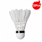 Badminton Shuttlecocks Set 3/6/12 Stuks – Ganzenveren Shuttles met Foam Kop voor Training en Wedstrijd