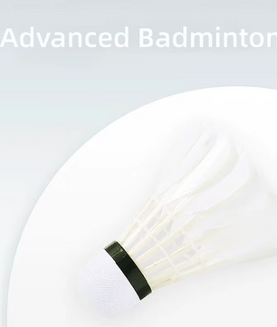 Badminton Shuttlecocks Set 3/6/12 Stuks – Ganzenveren Shuttles met Foam Kop voor Training en Wedstrijd