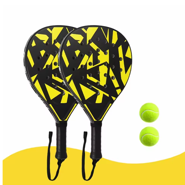 Padel Racket voor Beginners – Lichtgewicht Paddle met EVA Kern voor Controle en Nauwkeurigheid