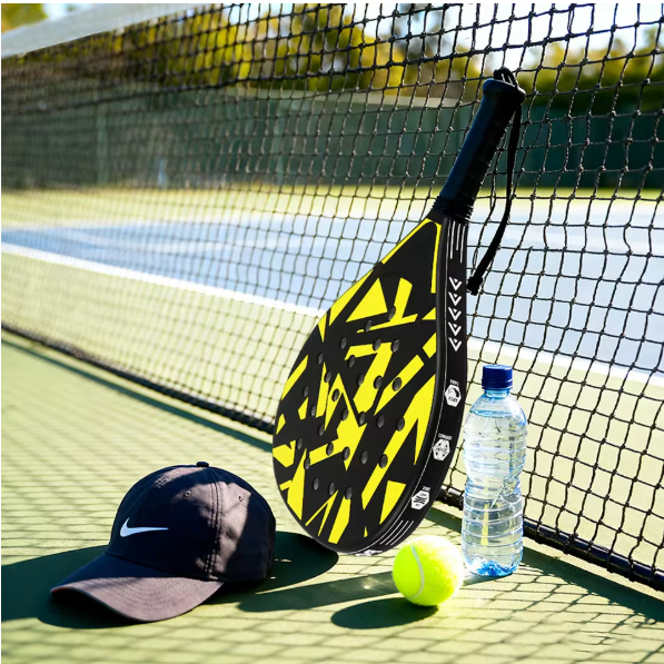 Padel Racket voor Beginners – Lichtgewicht Paddle met EVA Kern voor Controle en Nauwkeurigheid