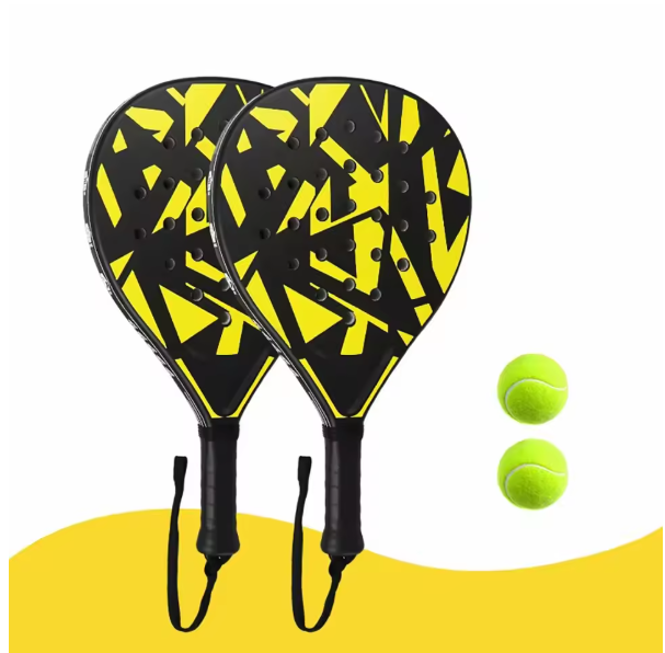 Padel Racket voor Beginners – Lichtgewicht Paddle met EVA Kern voor Controle en Nauwkeurigheid