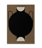 Abstracte Minimalistische Citroen Vaas Canvas Poster – Scandinavische Wanddecoratie