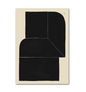 Abstracte Minimalistische Citroen Vaas Canvas Poster – Scandinavische Wanddecoratie