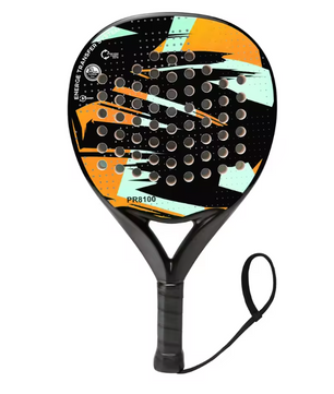 Padel Racket met Carbon Fiber Oppervlak – Lichtgewicht met EVA Memory Foam Kern voor Controle en Kracht