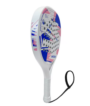 Padel Racket met Carbon Fiber Oppervlak – Lichtgewicht met EVA Memory Foam Kern voor Controle en Kracht