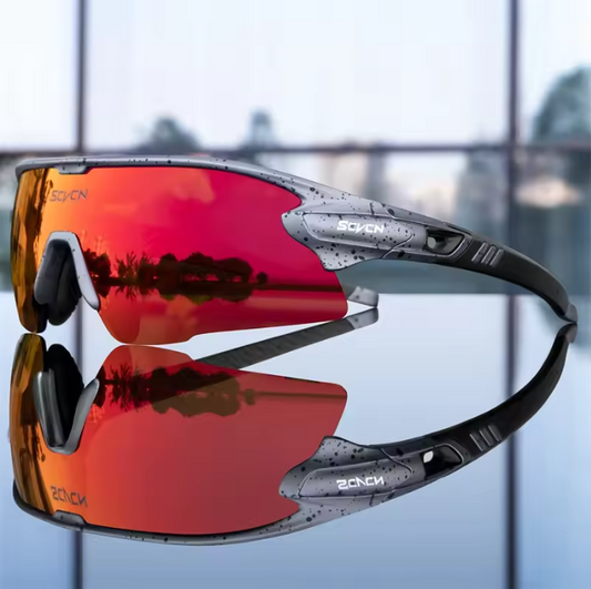 Sport Zonnebril UV400 – Lichtgewicht Fietsbril voor Hardlopen, Fietsen en Outdoor Activiteiten